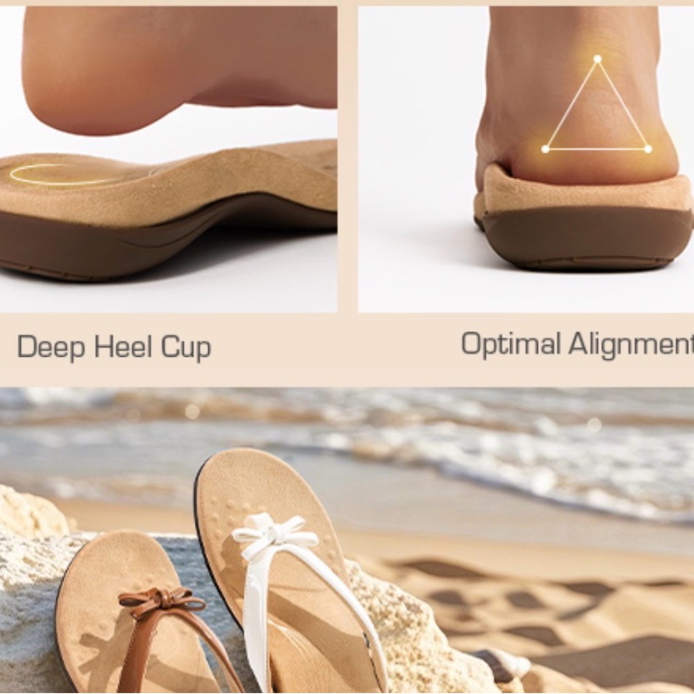 Dream Pairs Women's Tan and Brown Thong Sandals